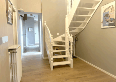 Palier et couloir dans appartement à vendre à Nancy
